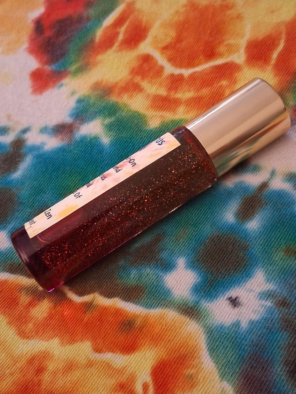 Handmade Blue Lotus Amber Roll On Body Oil